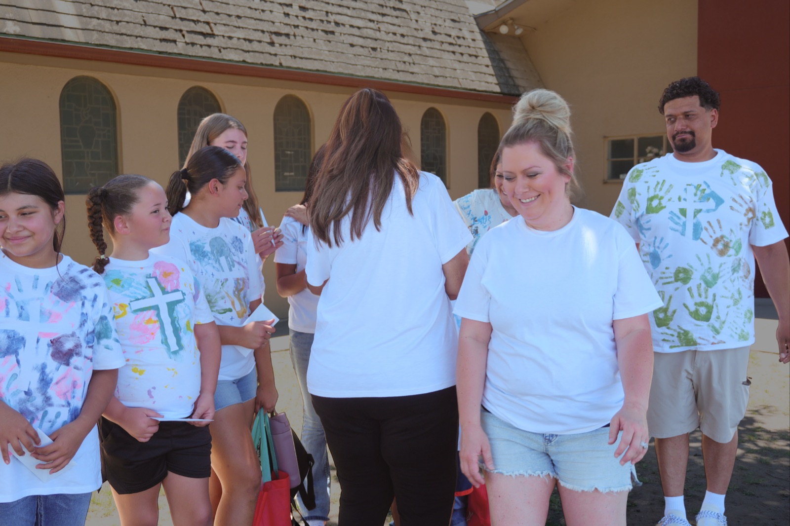 Children and volunteers gather at The Well Revival Church.