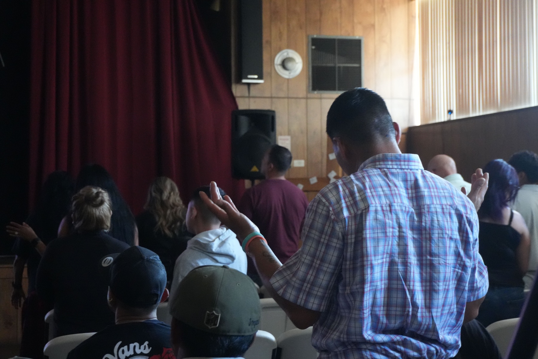 The Well Revival Church worships together.